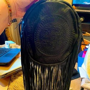 Patricia Nash (Rovito) crossbody black leather